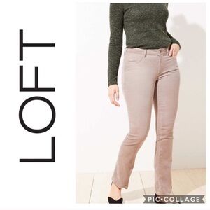 Loft Curvy Bootcut Pink Corduroy Jeans NWT Sz 4